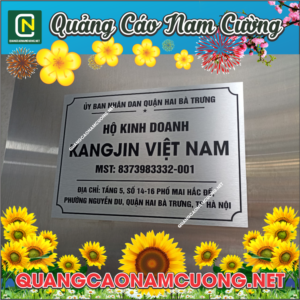 biển công ty inox