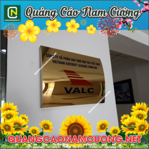 biển công ty inox sang trọng